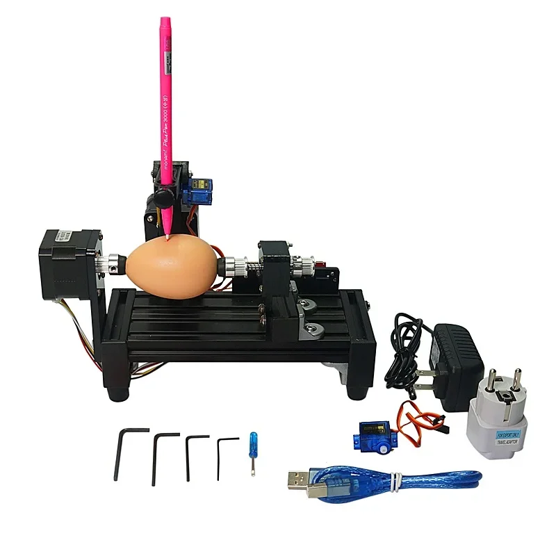 w demontażu jajka DIY pulpit malarz jajek malowanie jaj robot do rysowania 57MM maksymalna średnica Eggbot maszyna kulek jajecznych