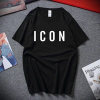 New Funny shirt Hot Sale Fashion Brand Icon shirt Men Casual Tshirt Print With Icon Hip Hop cotton Short Sleeve Tee shirt