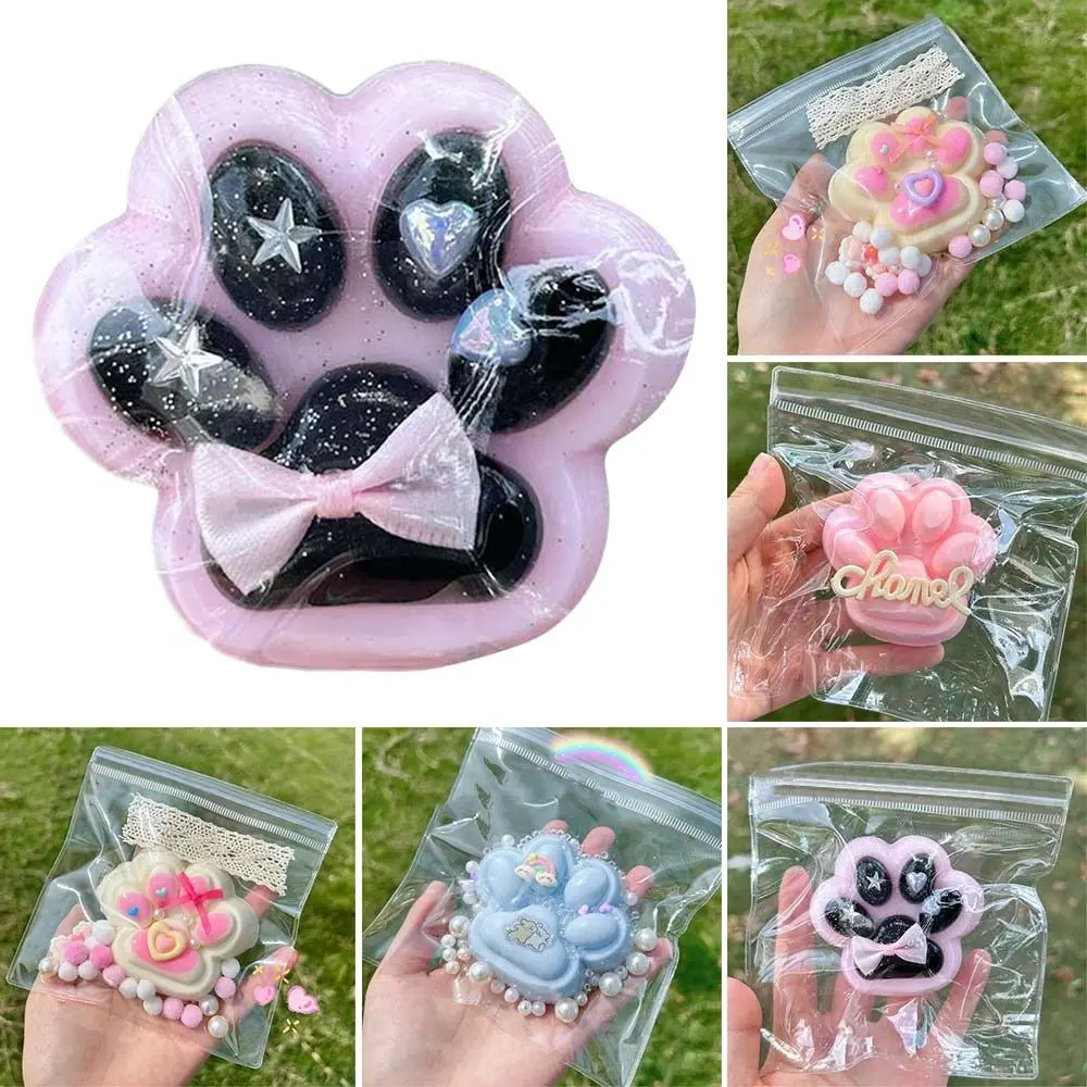 Забавный подарок игрушка для сжимания игрушки кошачьих лап мягкая снятия и