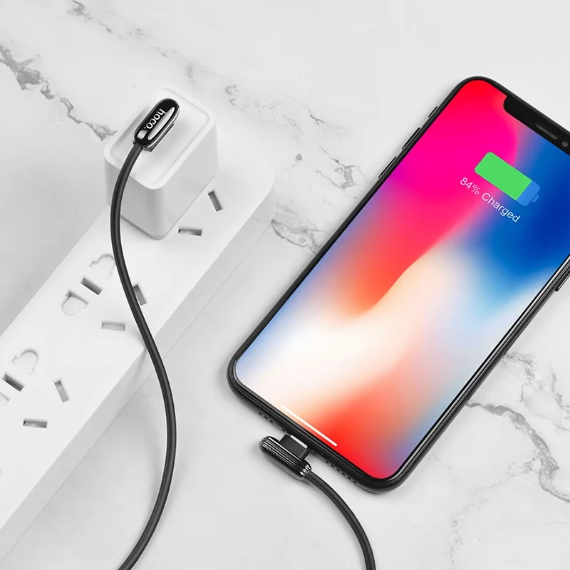 HOCO U60 Дата-кабель USB 2.4A для Apple 8-pin 1.2м |