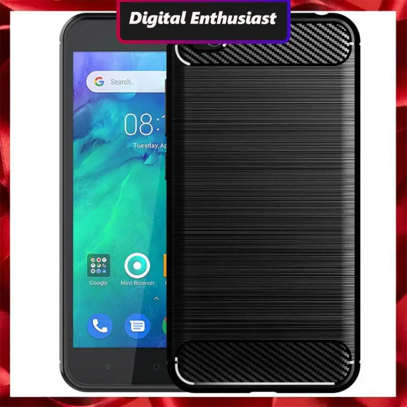 

Anti-fall Mobile Shell Soft Cover Ushed Carbon Fiber Pattern Antiskid Anti-fall Soft Shell For Redmi Go Shockproof Case Cover