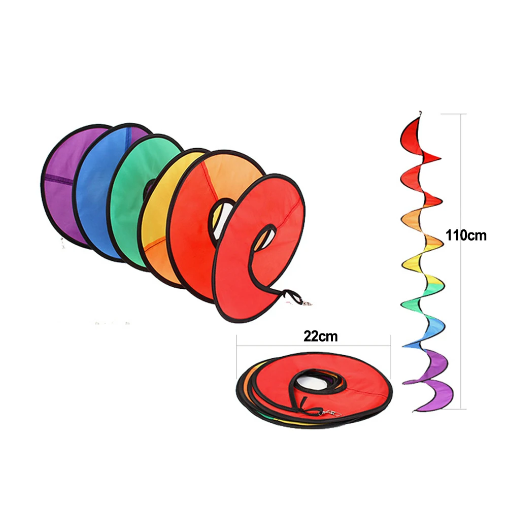 

Wind Spinner Spiral Windmill Tent Windmill Camping Flag Hot Sale Polyester Fiber Rope Brand New For Camping Hiking