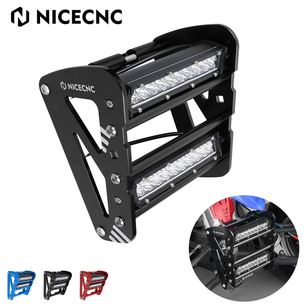 

NICECNC ATV Front Bumper For Yamaha YFZ450R YFZ450RSE Special Edition 2009-2022 YFZ450X 2010-2011 YFZ450 2017 with LED Lights