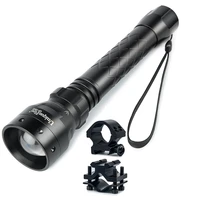 uniquefire 1502 led q5 portable led lantern 3 modes flashlight white light pressure switch rat tail scope mount