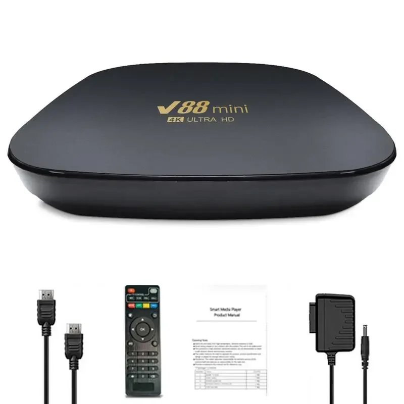 

NEW2023 TV Box Android Wifi Media Player TV Box 4K Set-top Box Brilliant 4K Streaming Quality Smart Home Controls Mini TV Media