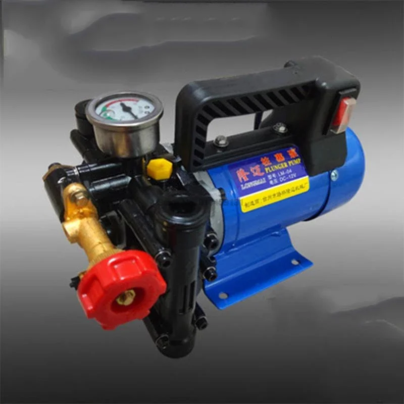 

Сельскохозяйственный Электрический насос высокого давления, распыление, полив, орошение автомобиля, двойной цилиндр, поршень 12 В/24 В/48 В/60 в/220 В