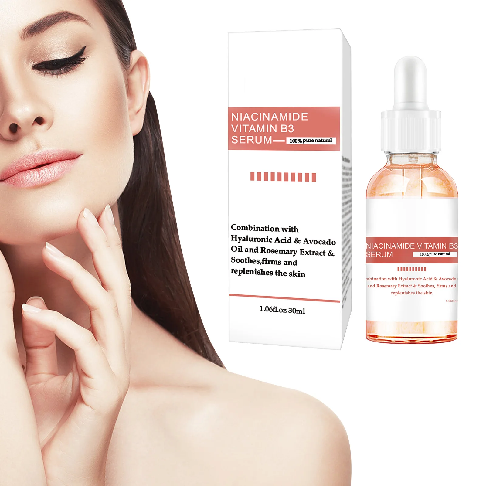 

Увлажняющие сыворотки для лица, эссенция, глубокий емкость для лица, необходимый уход за кожей, стартовый уход за кожей, жидкость Niacin