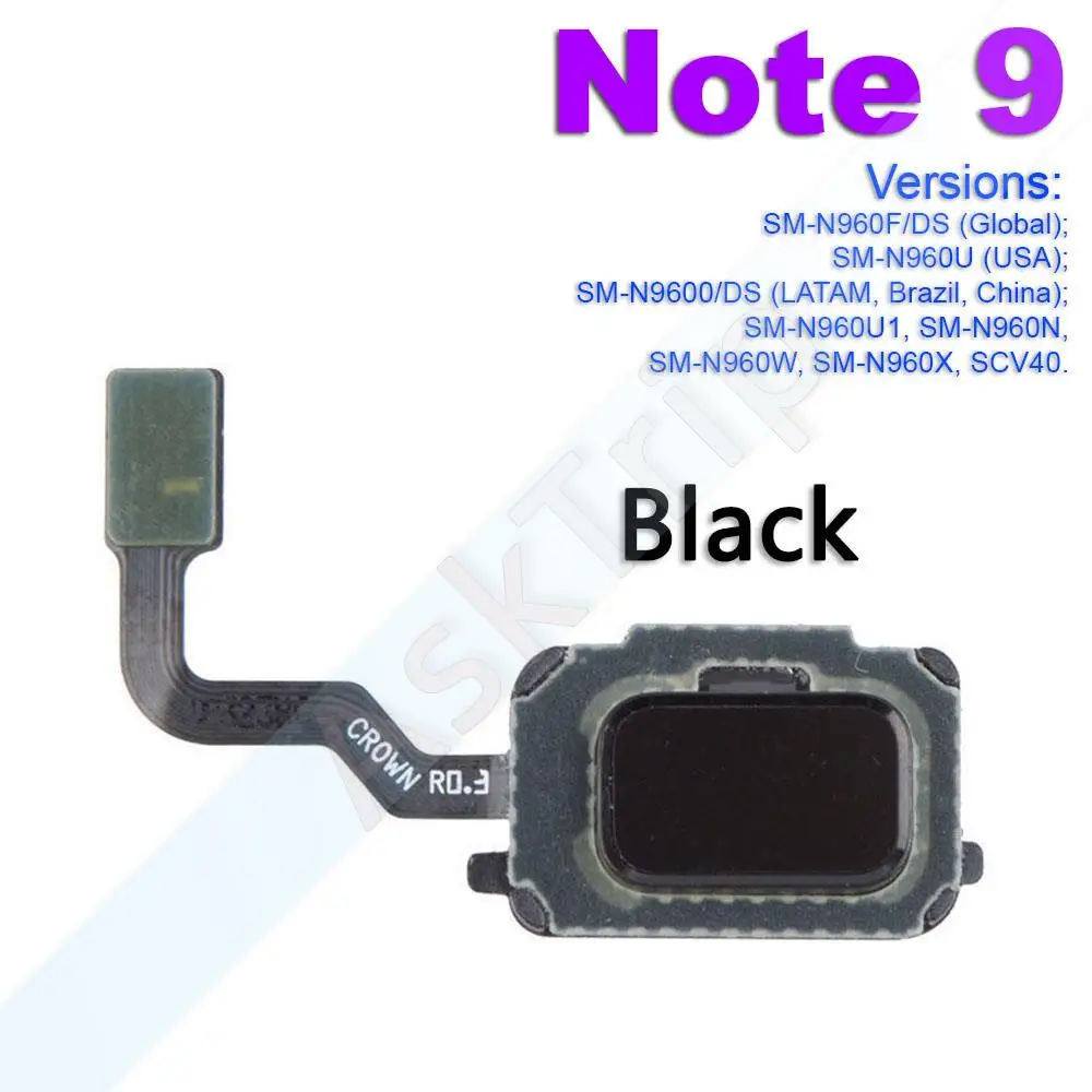 Оригинальная Кнопка Home для Samsung Galaxy Note 4 5 7 8 9 10 20 Plus Lite Ultra Fingerprint Flex |