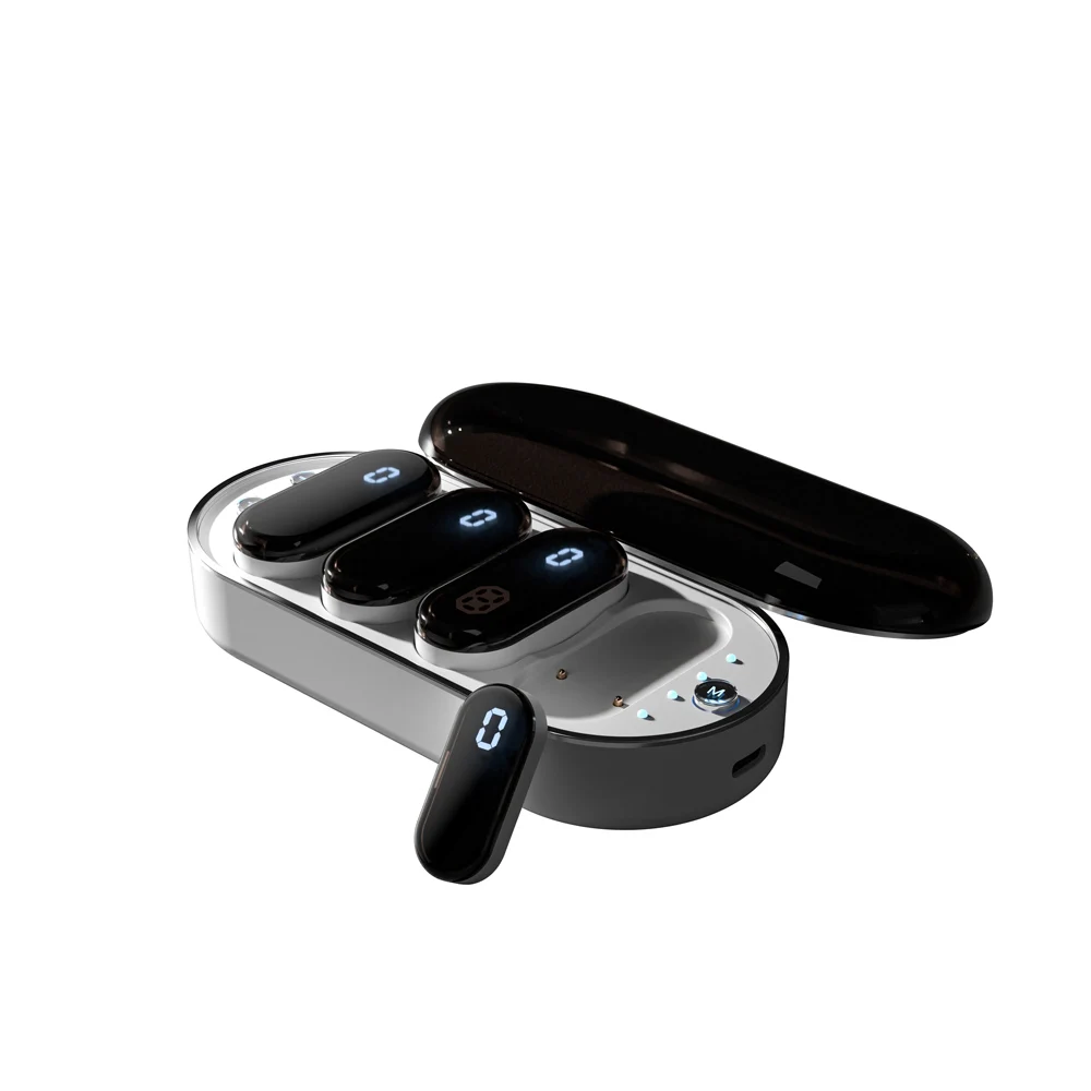 

oem odm electric smart rechargeable wireless portable tens pulse heated neck back leg massager