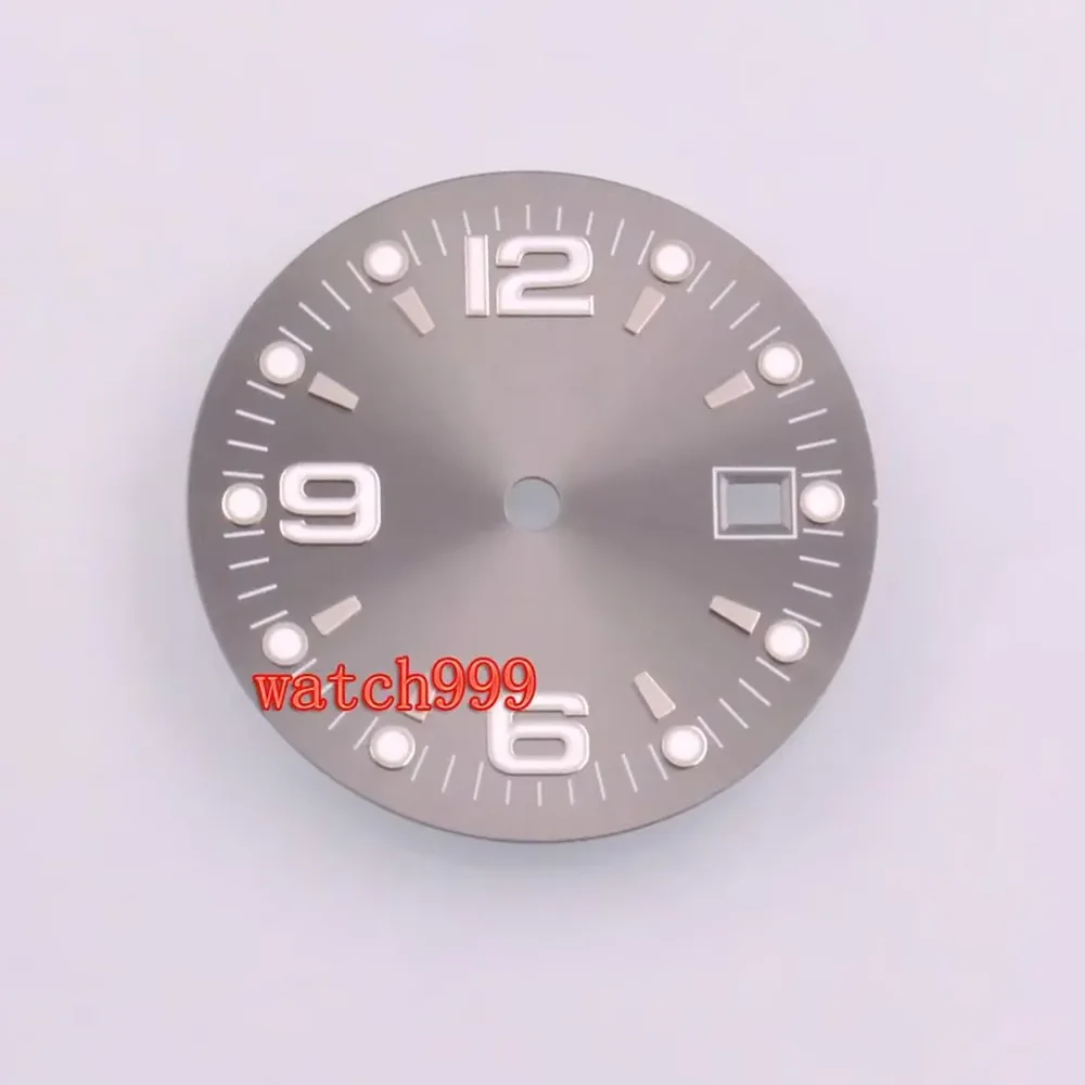 Стерильный циферблат часов 31 5 мм подходит для ETA 2836 2824 Miyota 8215 821A 8205 DG2813 3804 Sea gull 1612 с