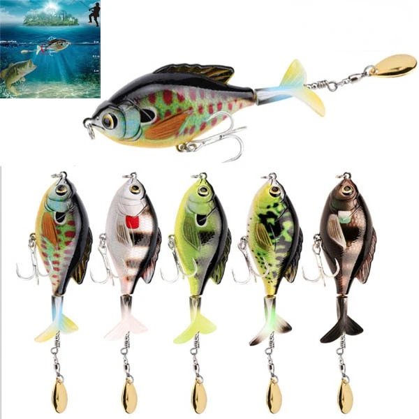 

Delysia King 9.5cm/16.9g Propeller Rotating Bait