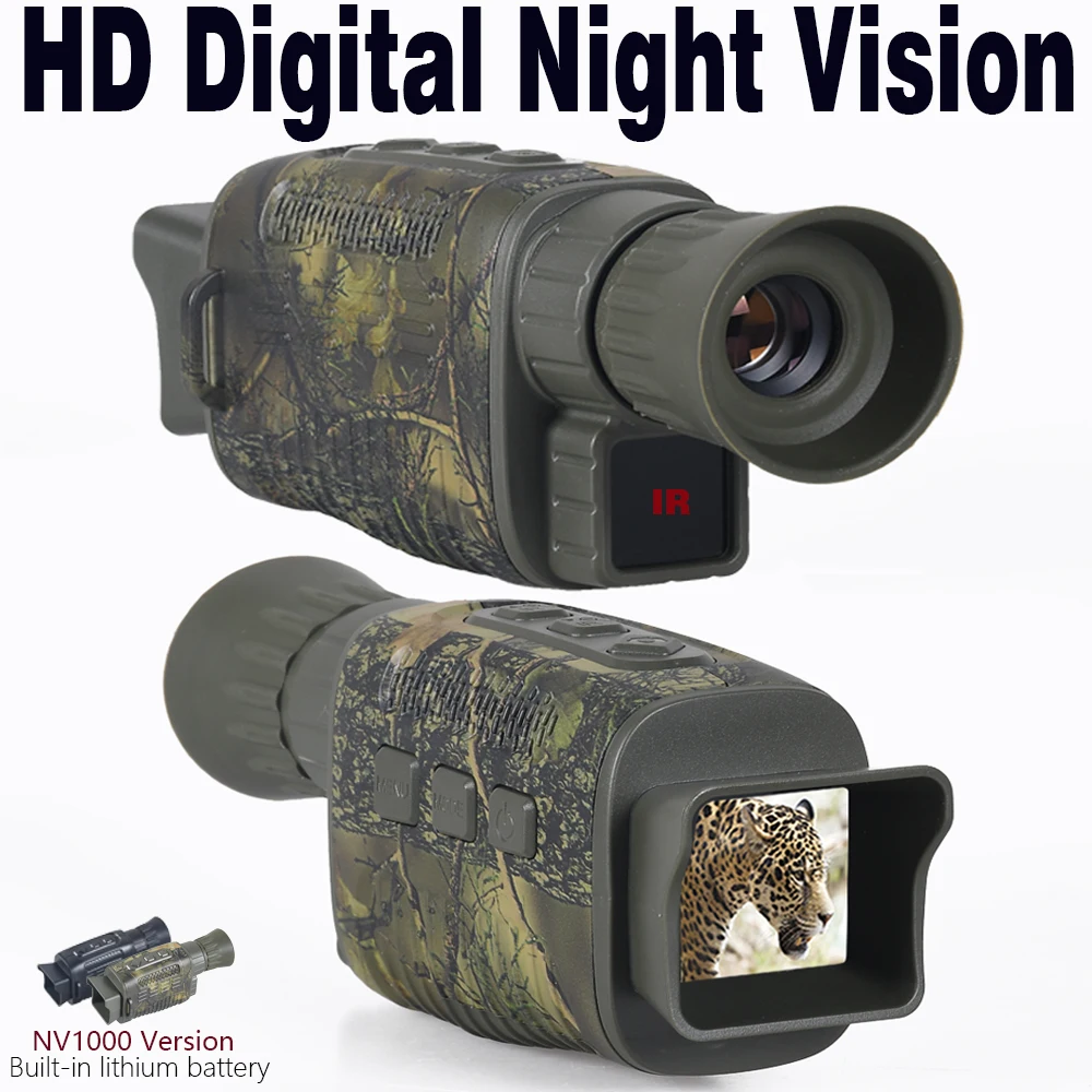 Монокулярный инфракрасный прибор ночного видения HD камера наружный Цифровой