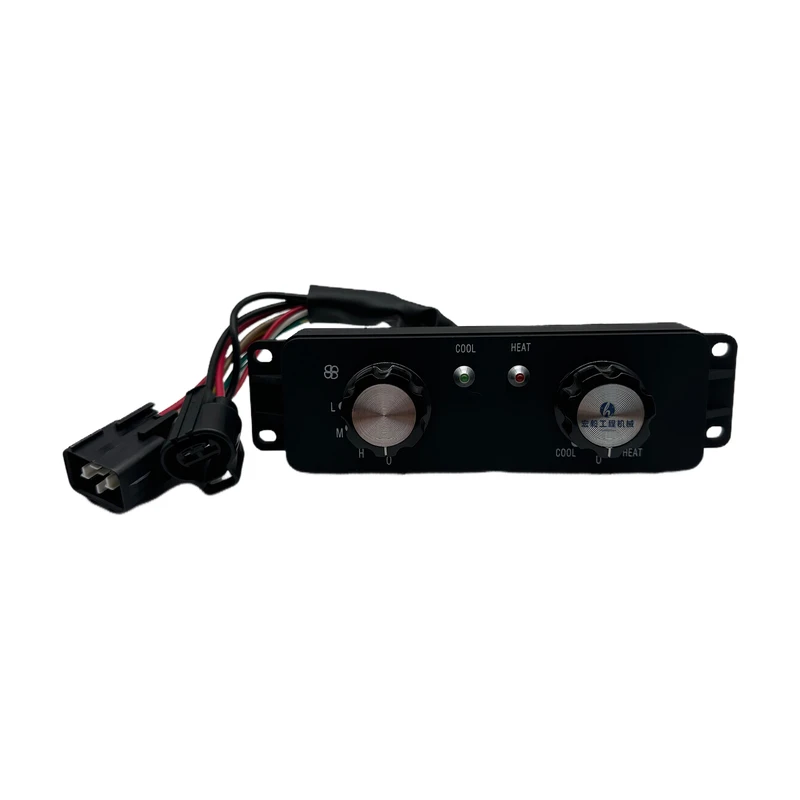 Фото XCMG XE100DA переключатель кондиционера XCMG XE75DA PLUS 75DA панель управления кондиционером 12 В №2