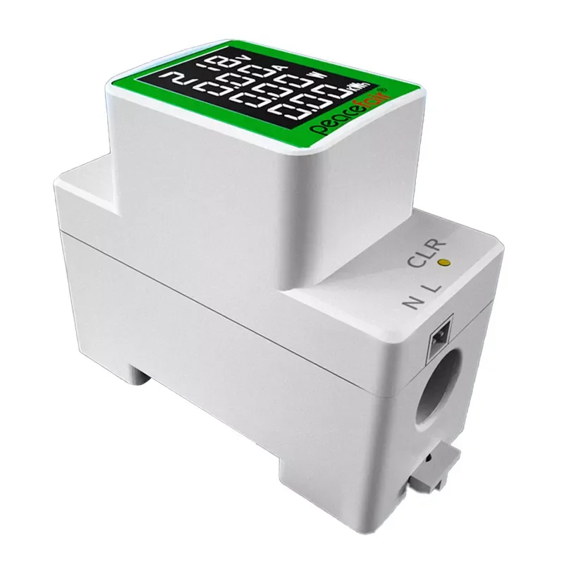 

2023Peacefair PZEM-008 Din Rail Power Energy Meter Electronic Kwh Meter Wattmeter Multi Digital Ammeter Voltmeter AC 50-300V 100