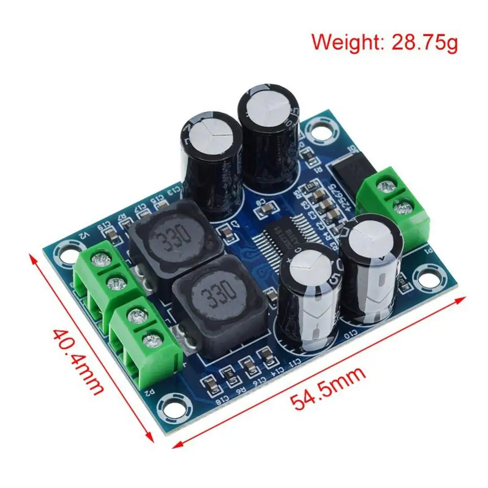 

TPA3118 60W Mono Amplifier Board For Speakers Audio Video Player XH-M311 DC 10-24V 3A Digital Amplifier Module AMP Class D
