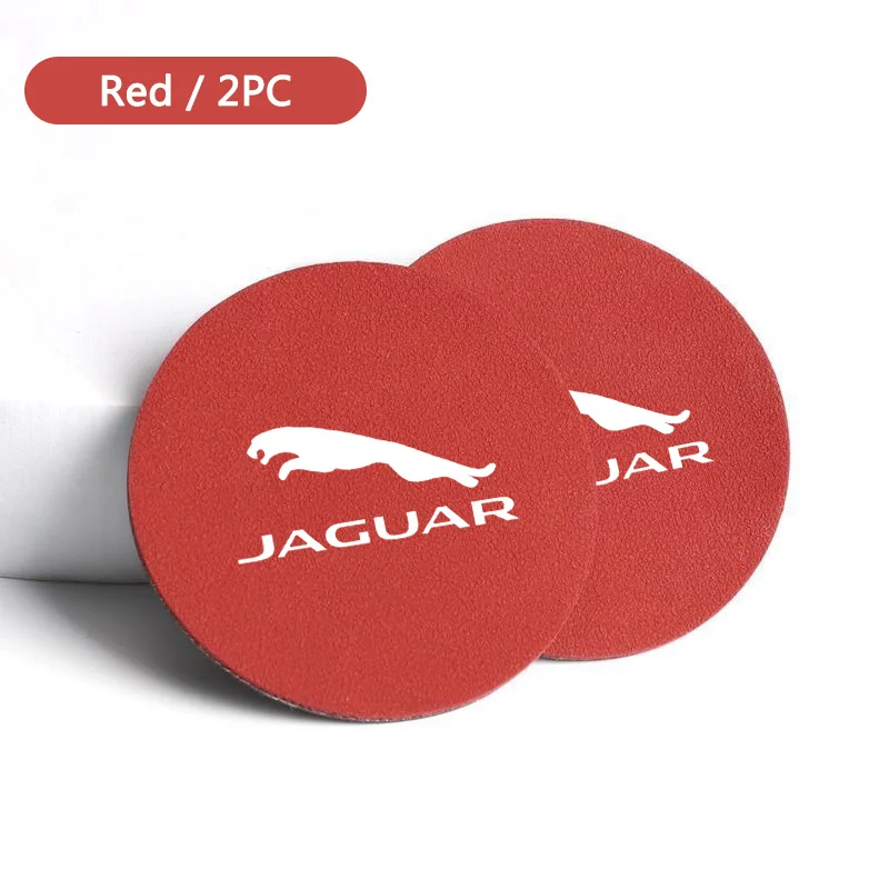 2 шт. нескользящая автомобильная подставка для стайлинга чашек воды Jaguar XFL XEL E-PACE