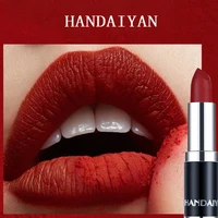 12 colors lasting nourish matte velvet lipsticks waterproof texture soft fresh and not greasy create fashion sexy red lip makeup