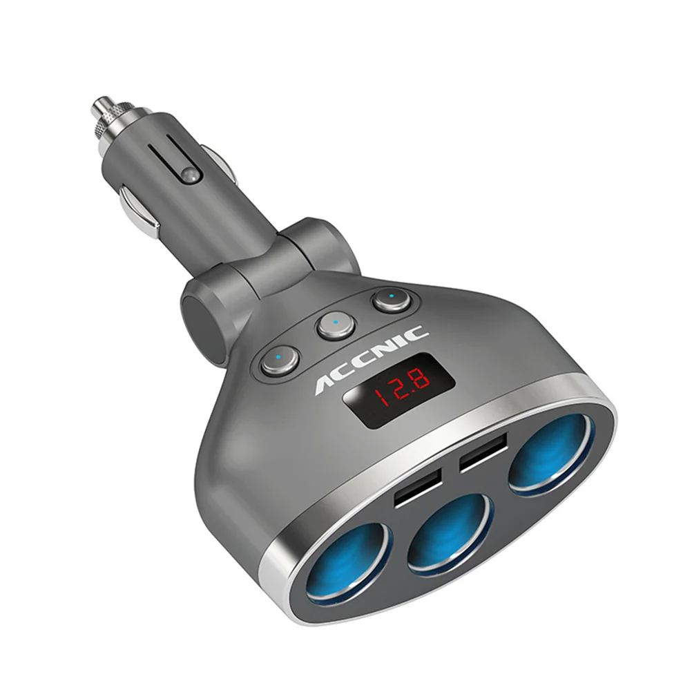 

3-Socket 12v Socket Vehicle Electronics Powered Devices