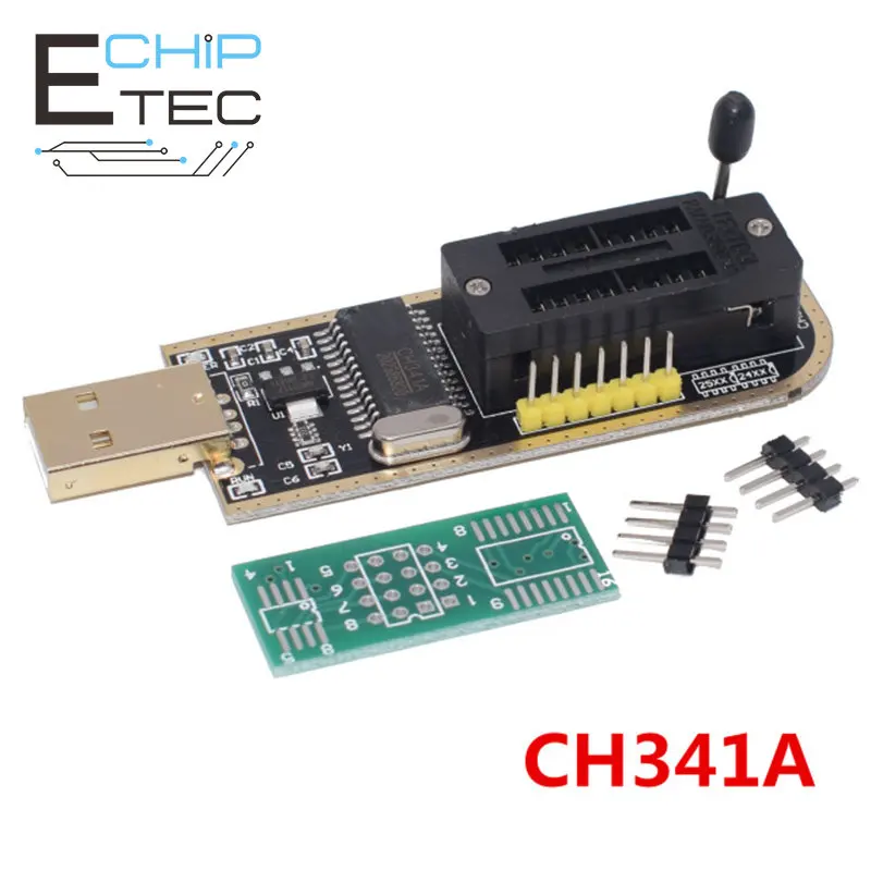 

1 шт., USB-программатор EEPROM CH341A 24 25