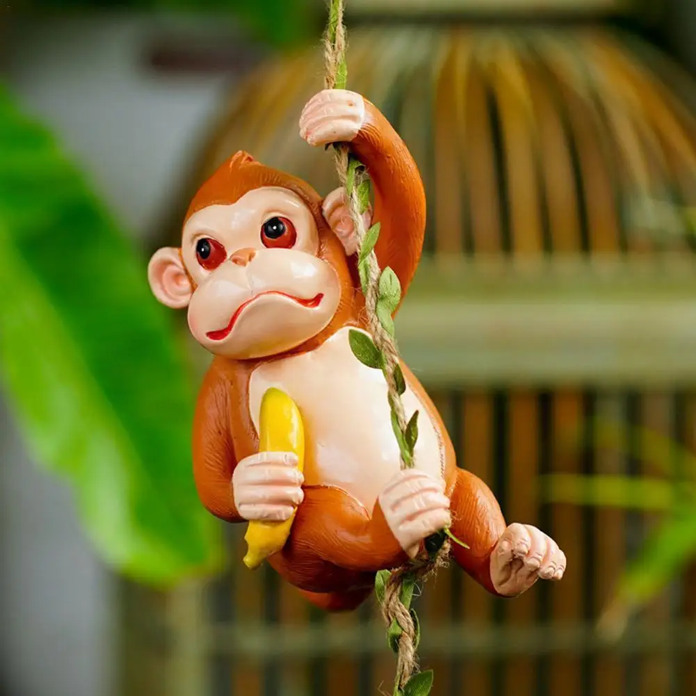 

New Cute Resin Rabbit Statue Outdoor Animal Sculpture For Home Office Garden Balcony Decor Craft Gift W2Q5