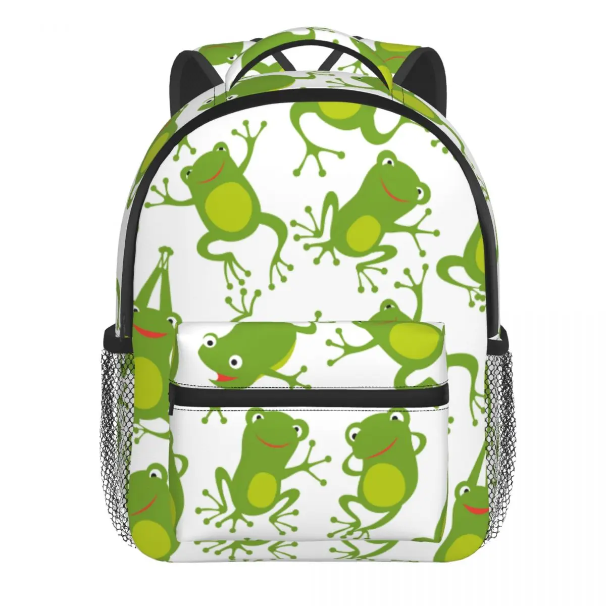 Kids Backpack Cartoon Cute Frogs Kindergarten Children Mochila School Bag