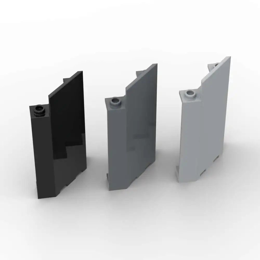 MOC 10 шт. 87421 панель 3x3x6 строительные блоки угловая стена без дна кирпичи