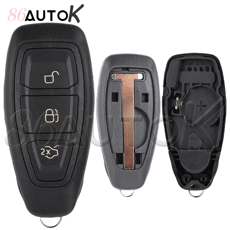 

Автоматический дистанционный брелок для Ford Kuga Focus Fiesta Grand B-Max C-Max Mondeo 4D чип ID49 чип необрезанный ключ лезвие умный автомобильный ключ 3 кнопки