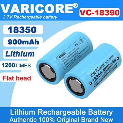 Оригинальная перезаряжаемая литиевая батарея VariCore VC-18390 18350 3,7В 900 мАч