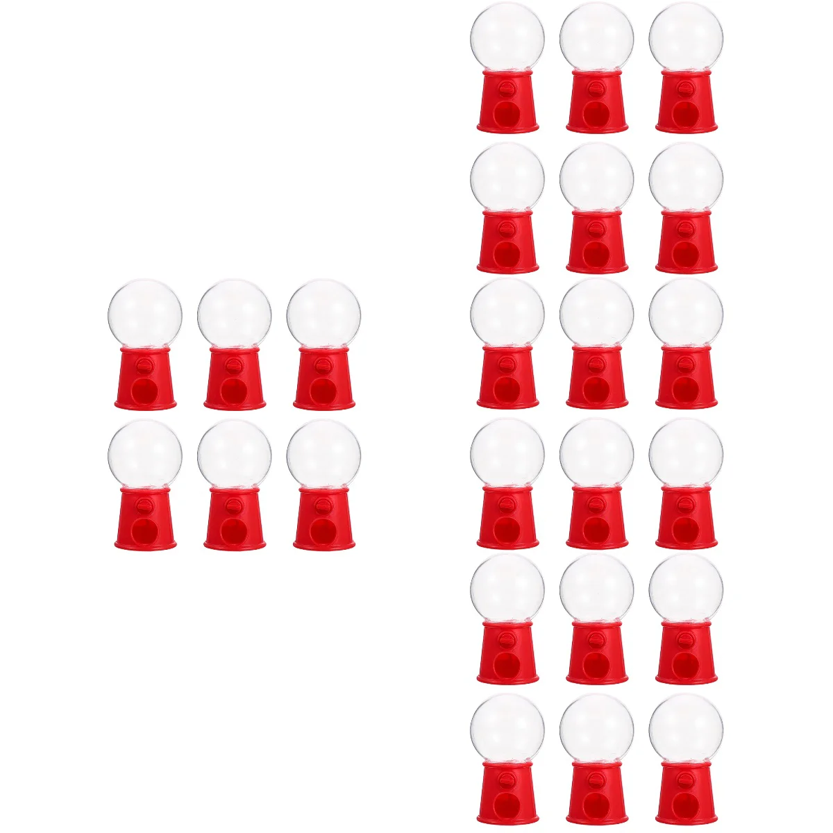 

24 Pcs Mini Vending Machine Money Bank Kids Candy Dispenser Gumballs Toys Twisting Child