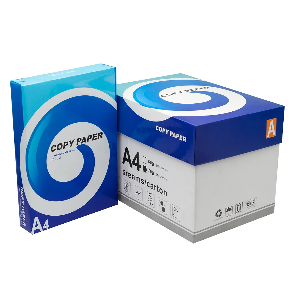 

Hot Selling A4 Copy Paper 70gsm 75gsm 80gsm Factory Direct Photocopy Paper Office Paper(500 Sheets)
