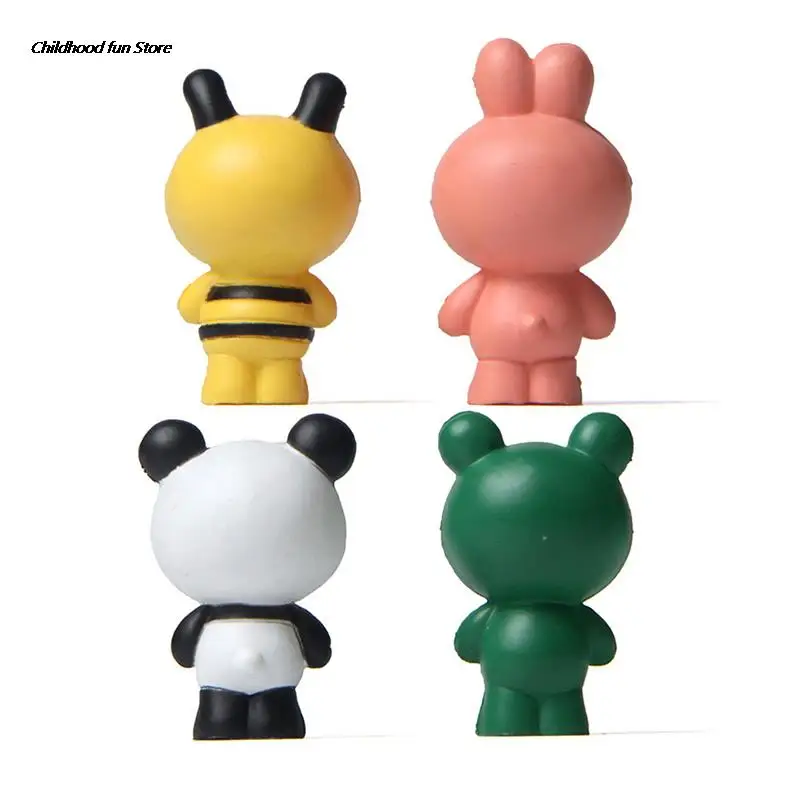 

High Quality PVC Lovely Colorful Little Mouse Decor Home Figurine Crafts