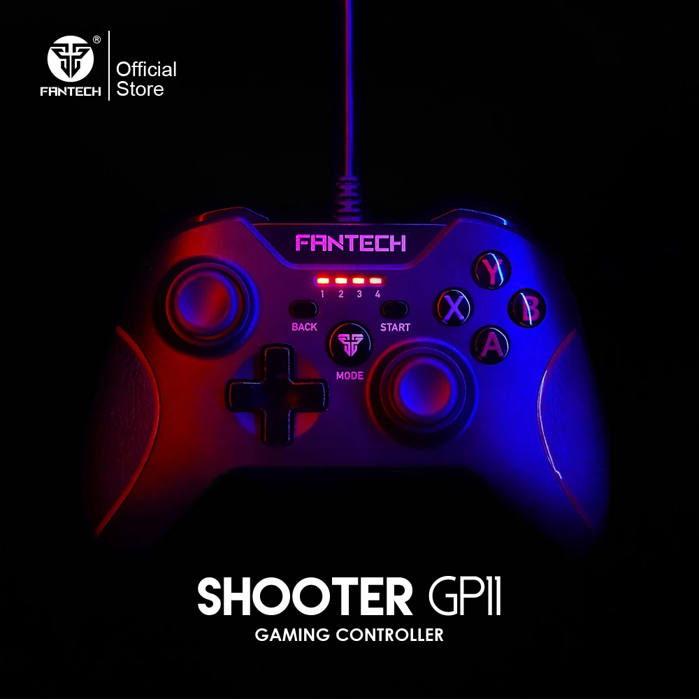 

Проводной USB геймпад FANTECH SHOOTER GP11 для PS3, джойстик, светодиодный соль управления светодиодной подсветкой для PS3, XIAOMIBOX, ПК геймеров