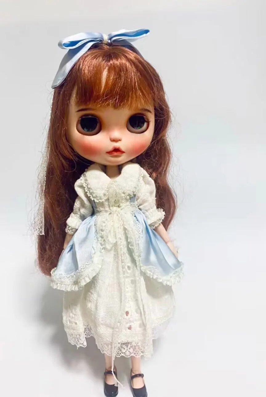 1 комплект шелкового платья Blythe/Landoudou из французского кружева (подходит для azone
