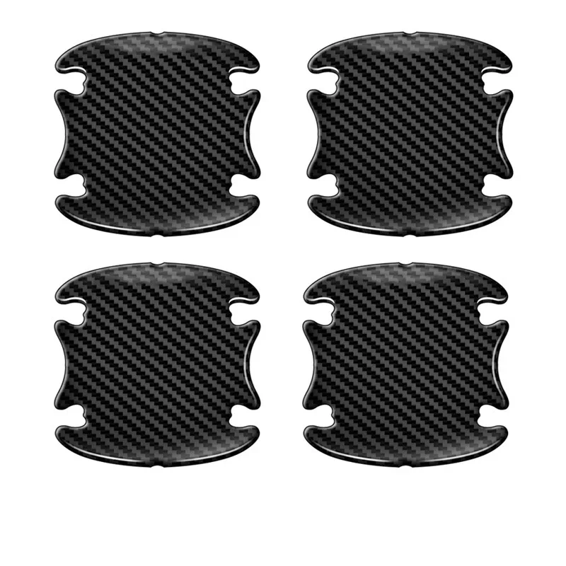 

Дверная ручка автомобиля, чаша, защитные наклейки, наклейки из углеродного волокна, наклейки на кузов автомобиля, защита от столкновений, царапин, наклейка