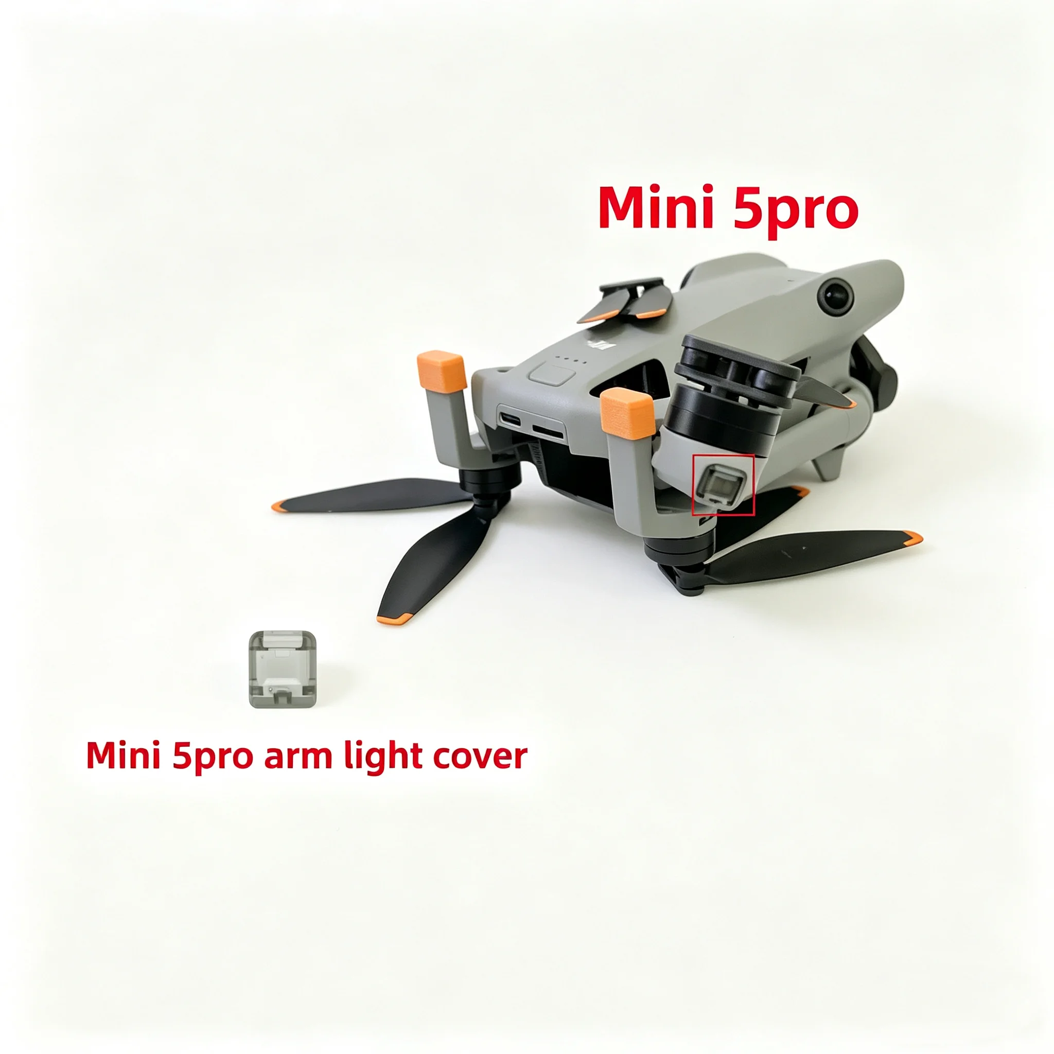 Фото Новый защитный кожух для мотора и фонаря DJI Mini 5 Pro, запчасть для ремонта №1