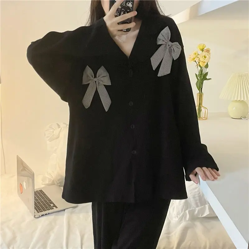 

Модная трендовая универсальная осенне-зимняя новая Корейская версия милая и симпатичная свободная и Простая рубашка с длинными рукавами и ...