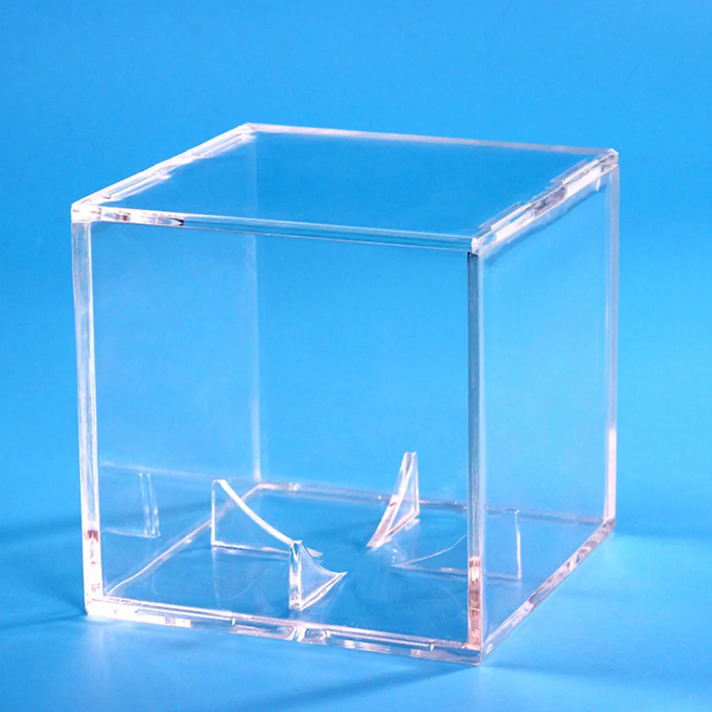 

2 Pcs Baseball Cases For Balls Storage Box Transparent Display Accessory Clear Holder