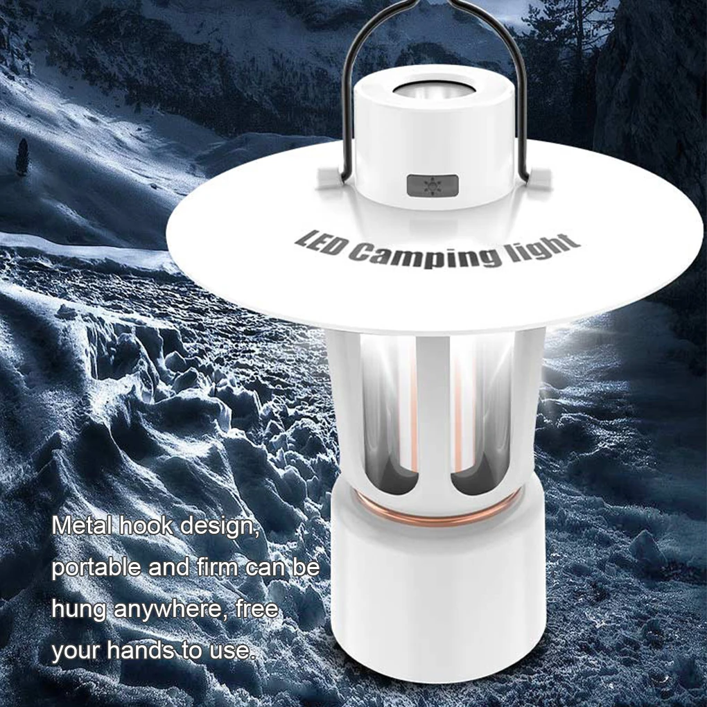 

Camping Light Type-C Lantern Lamp Eye Protection Floodlight