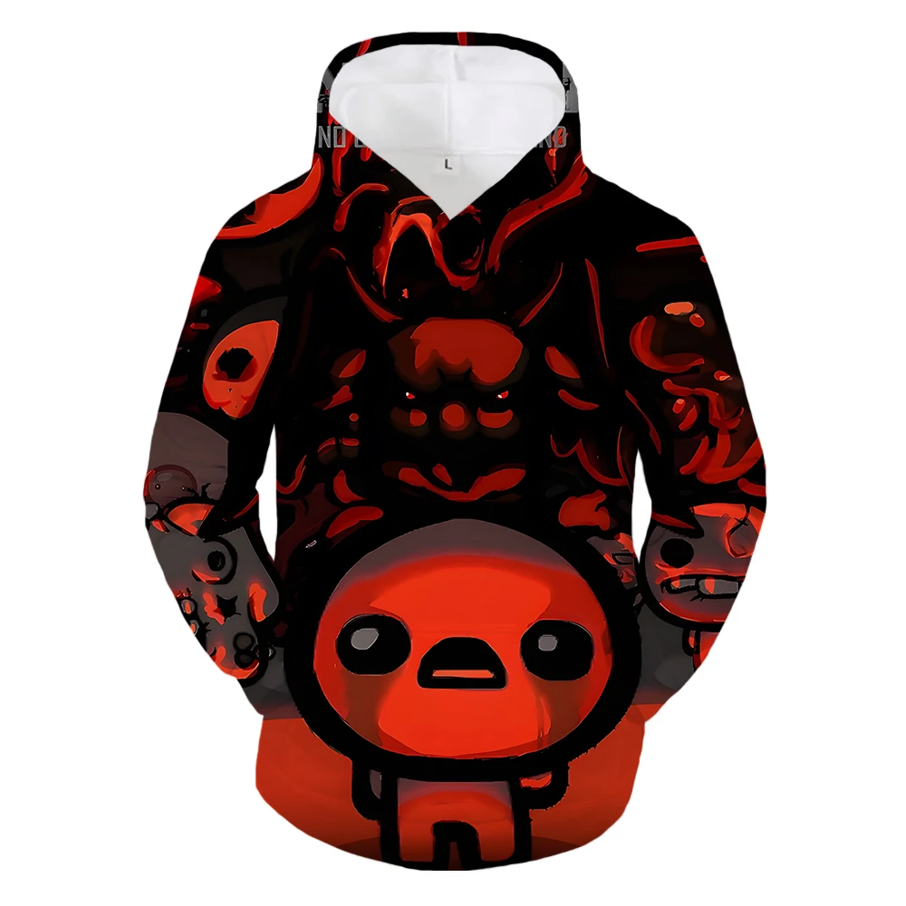 

3D Action Adventure The Binding of Isaac Hoodie Oversize Men/women Daily Clothing Anime Graphic Game Cartoon Popular Characters