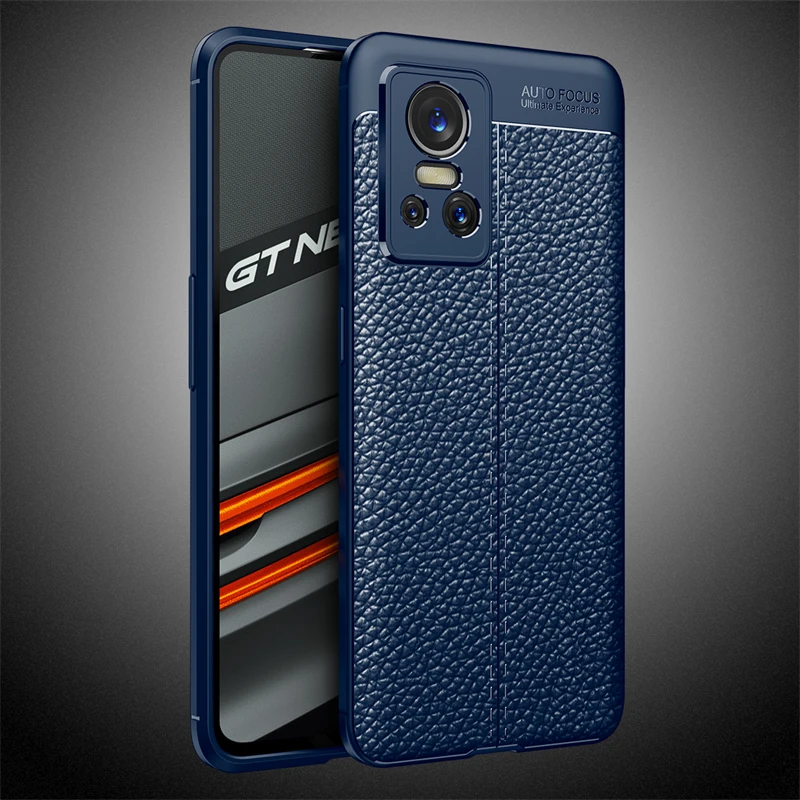 For Realme GT Neo3 Case Luxury Leather TPU Shell Bumper Ptotective Silicone Case Realme GT Neo 3 Cover For Realme GT Neo3 Case