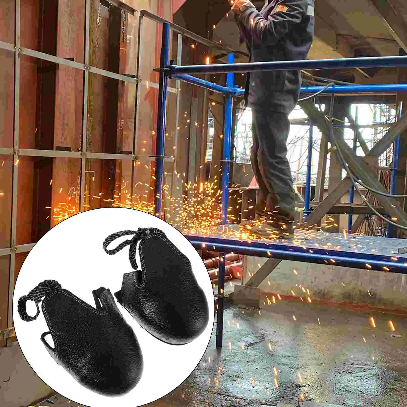 

Shoe Covers Steel Toe Covers Universal Waterproof Protective Case Worker Safety OverShoe Covers Cap Men Women Unisex