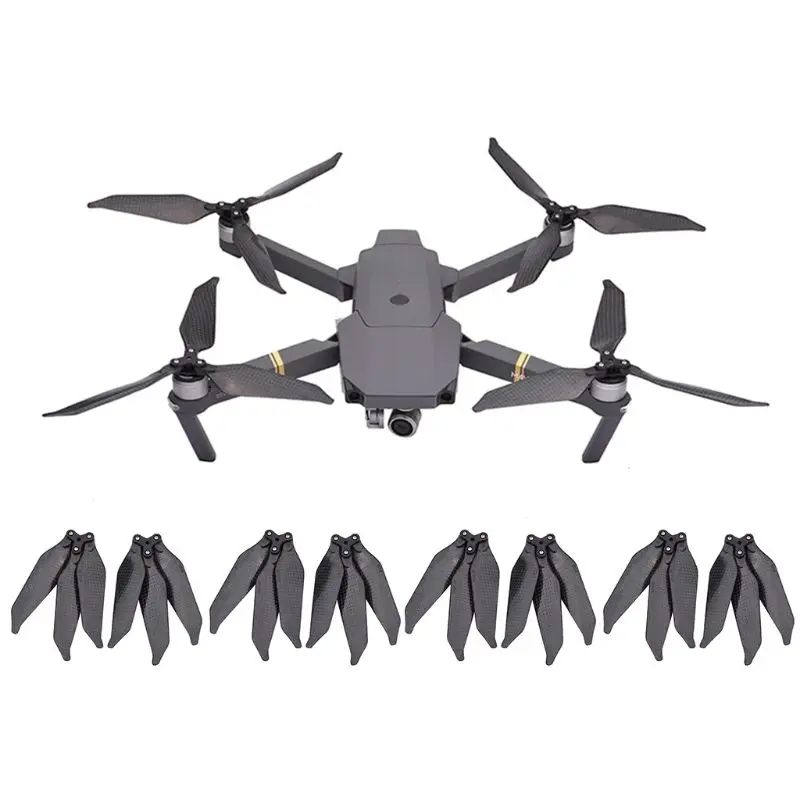 

1/2/4 Pair Low Noise Advanced Full Carbon Fiber 8331F 2/3Blade Propellers Foldable CW CCW Props for dji Mavic Pro/Platinum