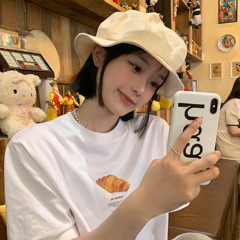 2023 New Fisherman Hat Cloud Hat Simple Female Jellyfish Hat Sunshade Basin Hat