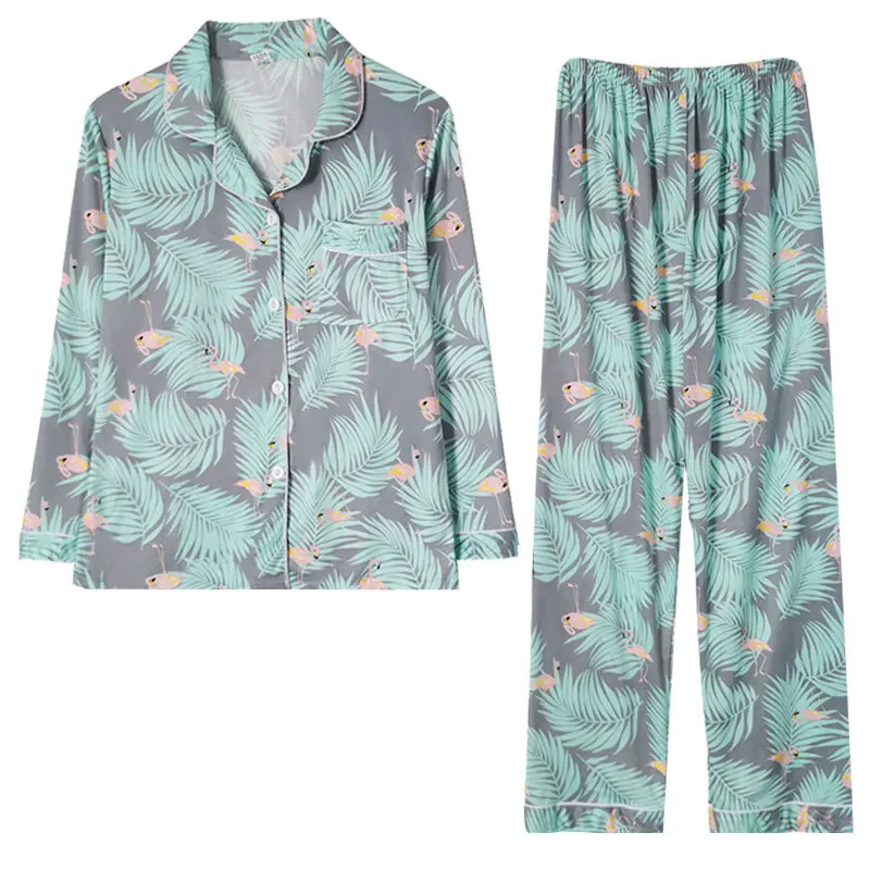 Женский Пижамный Комплект В Стиле Mori Весенне-осенний Топ С Длинными Рукавами