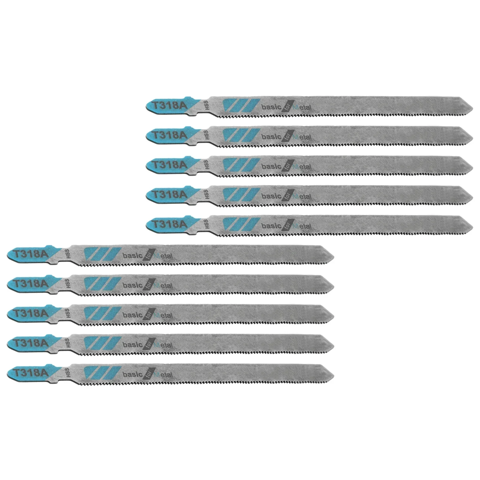 Лезвия для сабельной пилы из быстрорежущей стали T318A 10 шт. древесины ПВХ ДВП