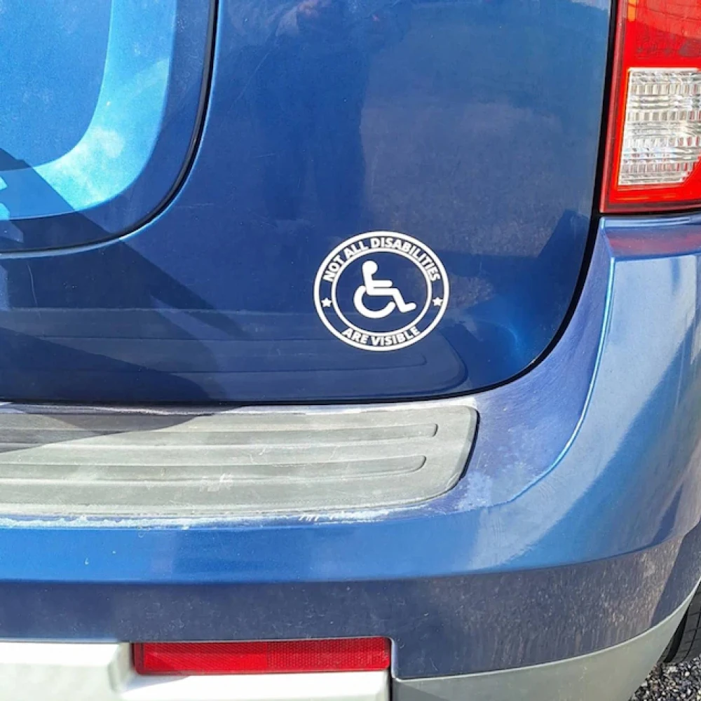 Виниловый бампер для инвалидной коляски с наклейкой на окно не всех инвалидов