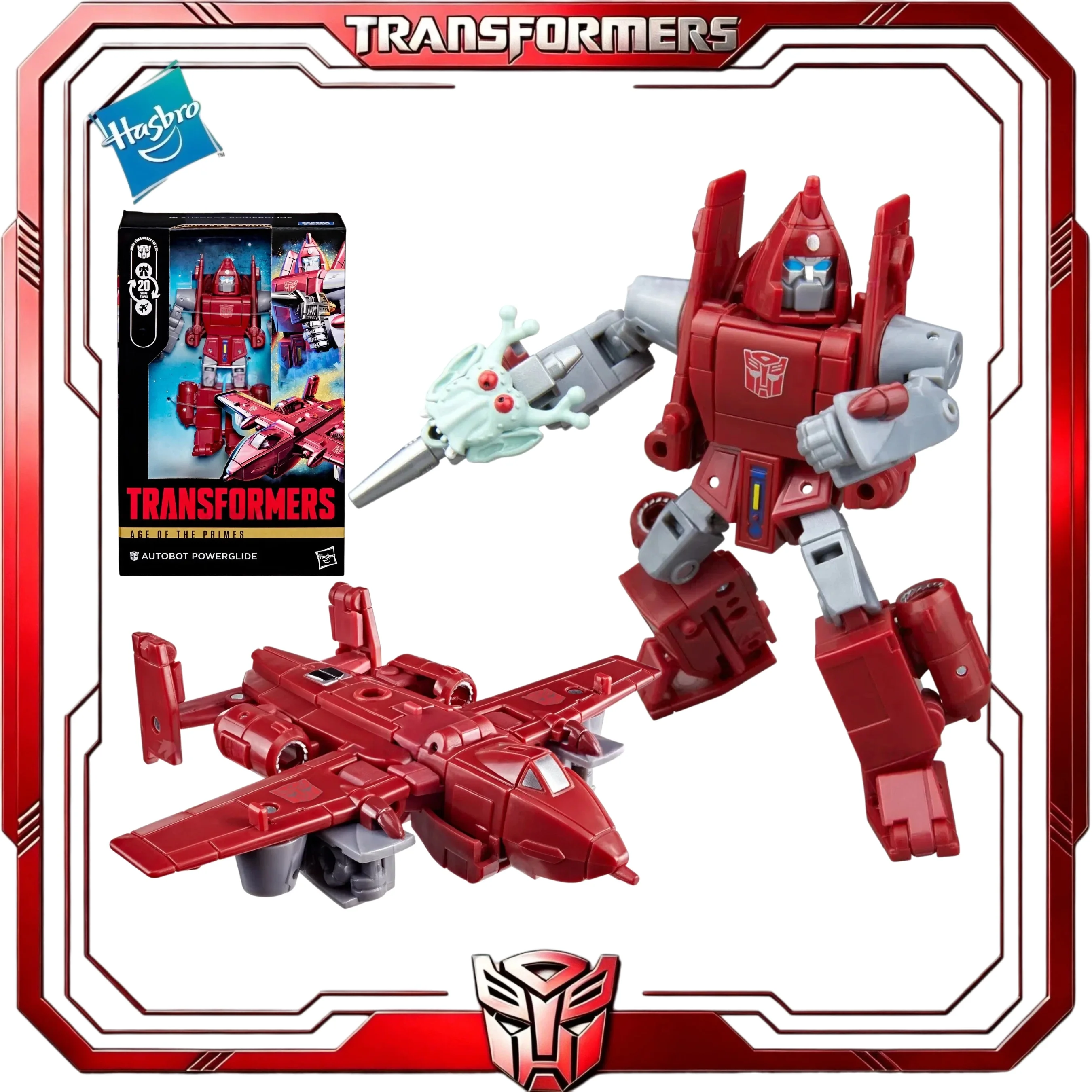 Фото В наличии: Коллекционная фигурка Hasbro Transformers Age of the Primes Autobot Powerglide Deluxe, подарочная серия. №1