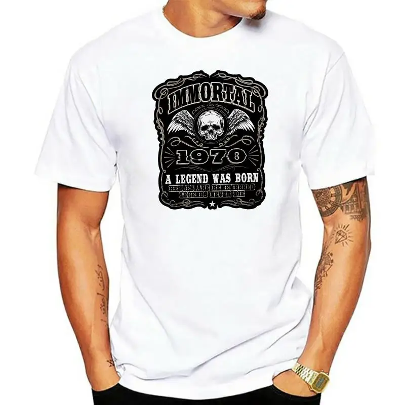 Новинка 2024 модные мужские футболки imtal 1970 футболка с надписью Легенда была