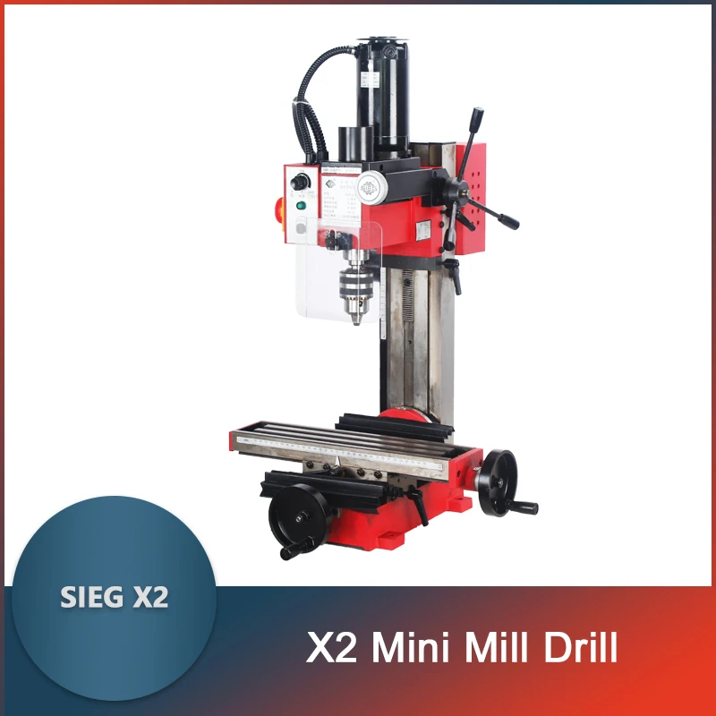 

Mini Mill&Drill Machine SIEG X2 220V 350W Brushed motor micro Drill Machine