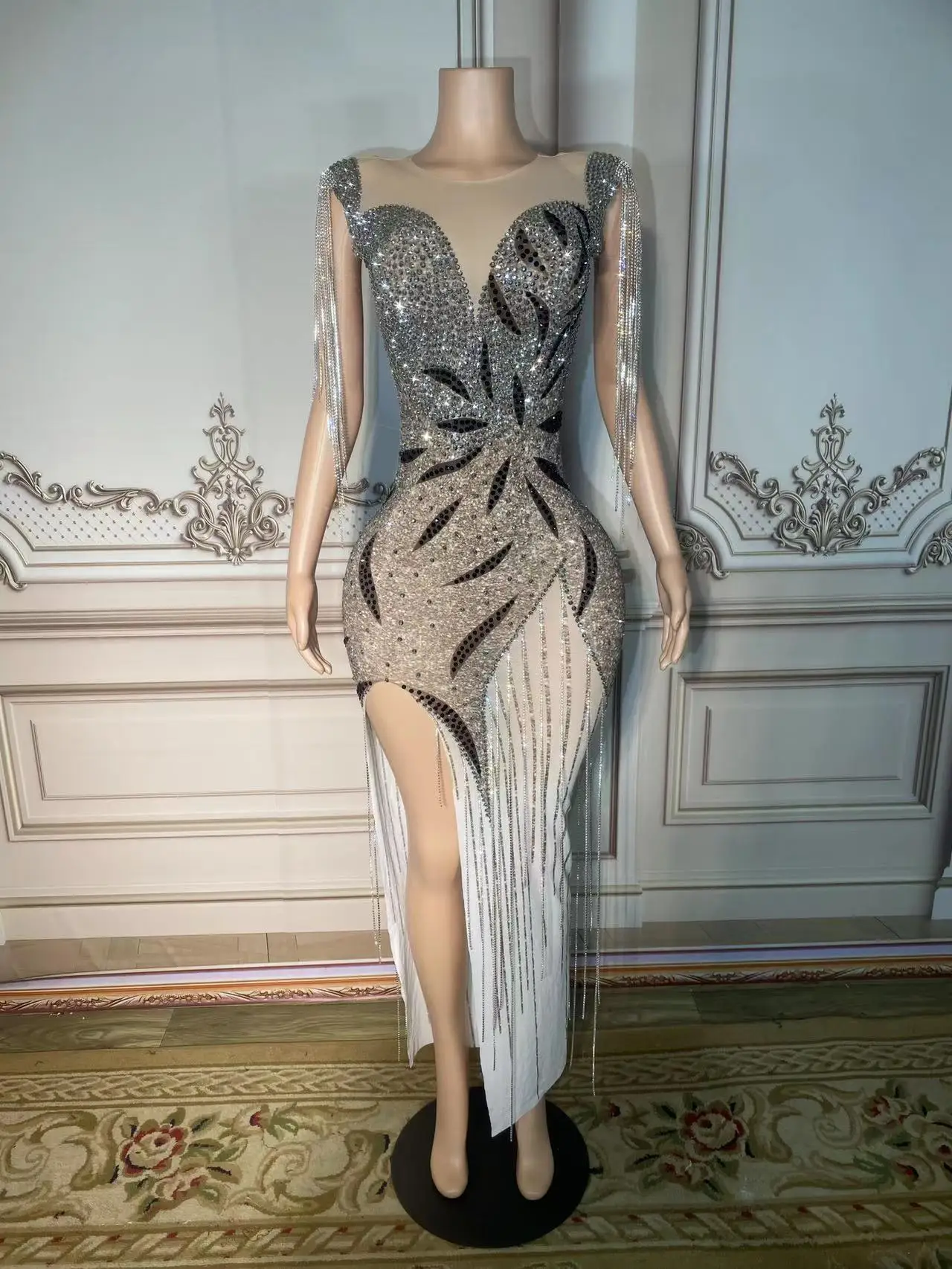 

Сексуальные золотые короткие платья для выпускного вечера, роскошные бусины, блестки, кристаллы, роскошные коктейльные платья на день рождения, женское платье